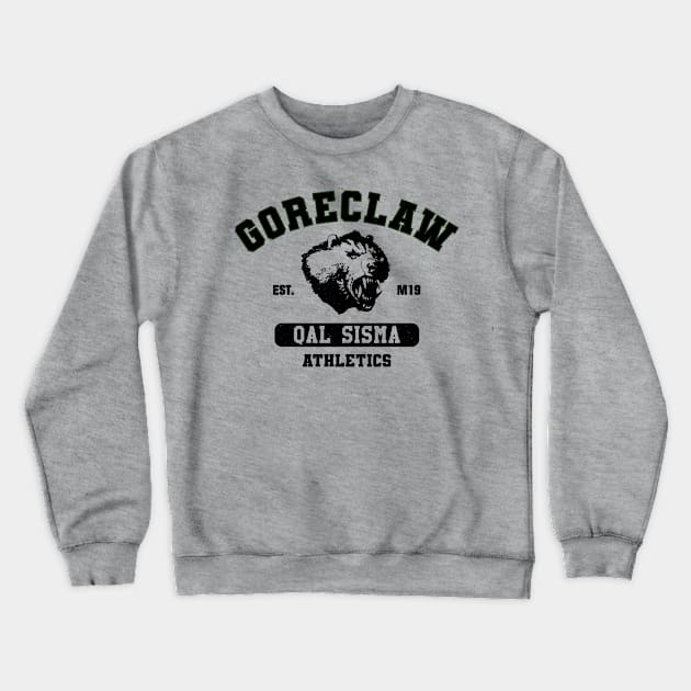 GORECLAW Qal Sisma Athletics Commander Magic TCG Crewneck Sweatshirt by Iron Grit Gaming